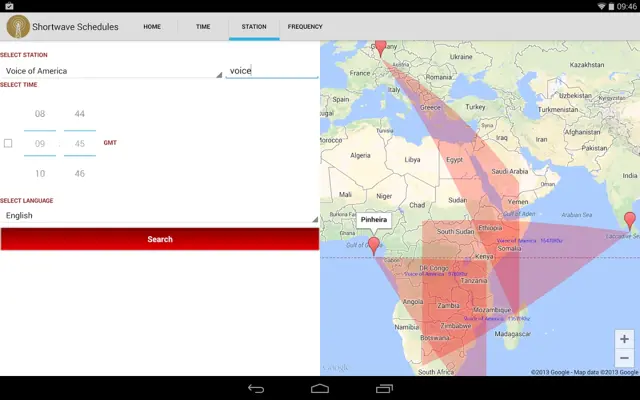 Shortwave Schedules android App screenshot 1