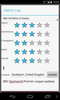 Shortwave Schedules android App screenshot 3