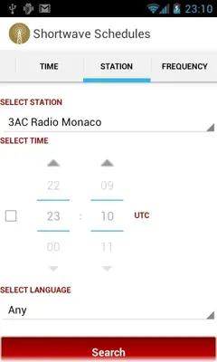 Shortwave Schedules android App screenshot 5