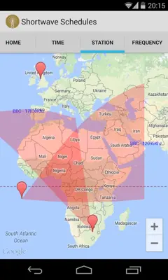 Shortwave Schedules android App screenshot 6